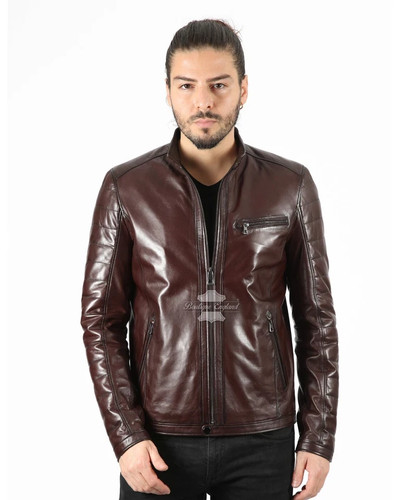Herren veg gegerbte lederjacke - herren,