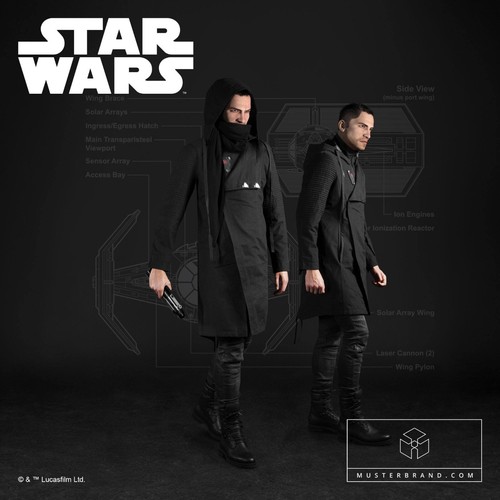 Musterbrand star wars mantel - star,